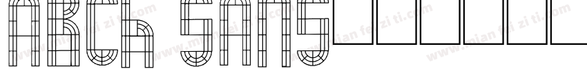Arch Sans字体转换